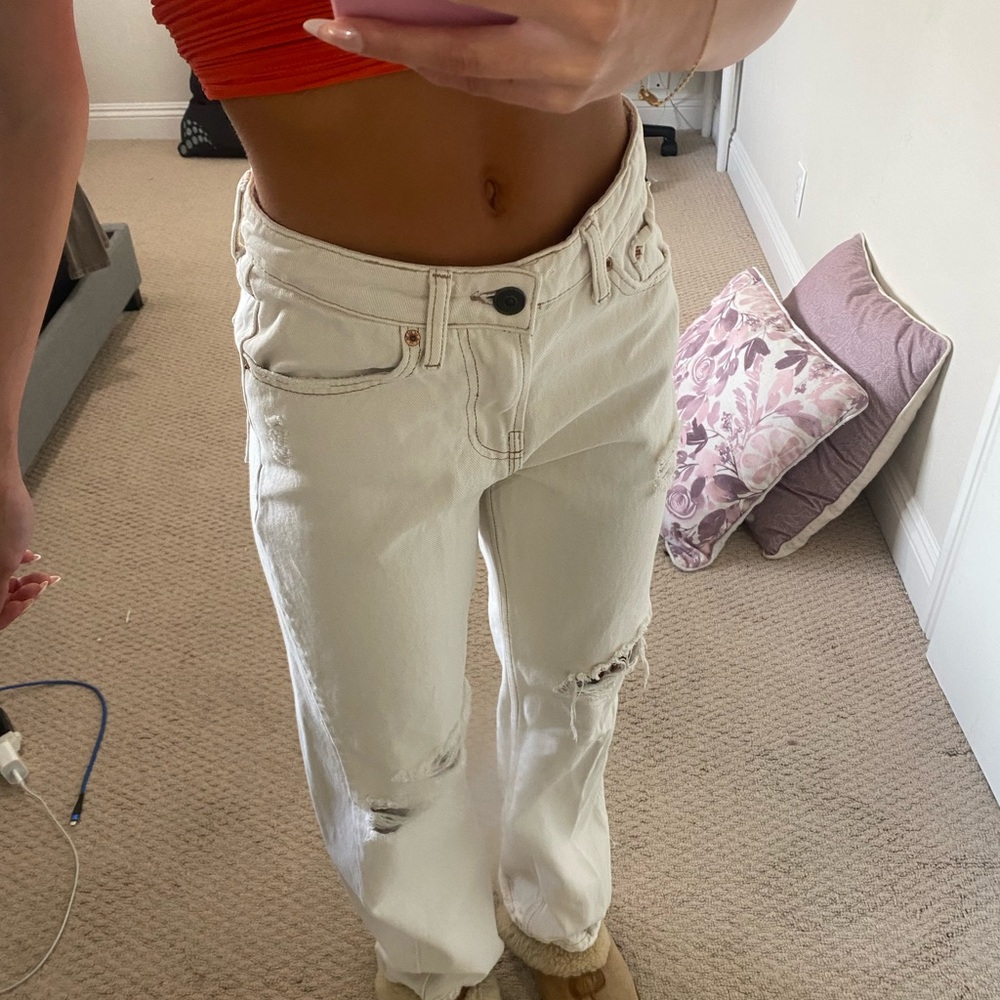 White jeans
